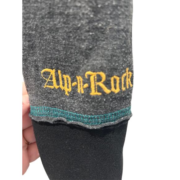 Alp N Rock Embroidered Long Sleeve Cotton Blend Top Size 1 (XS) Made In USA - Picture 3 of 10